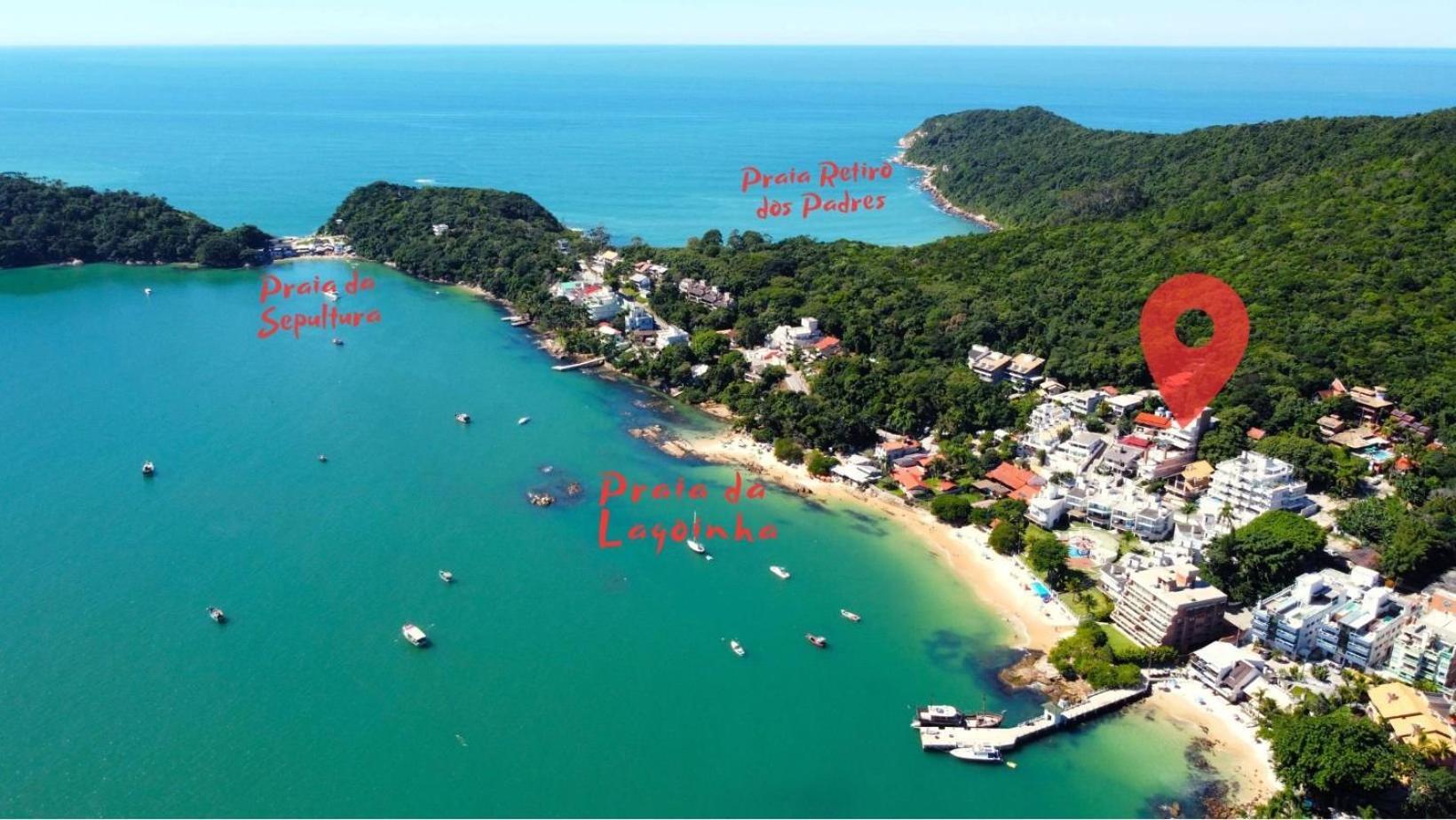 1080 - Apartamento Com Vista Para O Mar Em Бомбиньяс Экстерьер фото